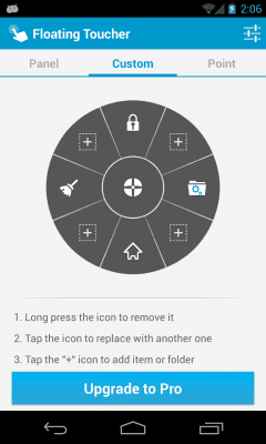 Скриншот приложения Floating Toucher - №3