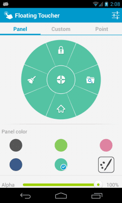 Скриншот приложения Floating Toucher - №5