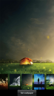 Скриншот приложения Fireflies lockscreen - №5