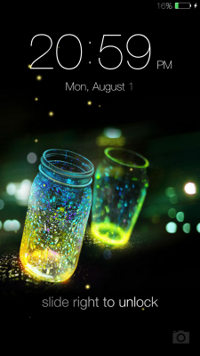 Скриншот приложения Fireflies lockscreen - №6