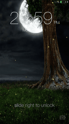 Скриншот приложения Fireflies lockscreen - №7
