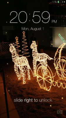 Скриншот приложения Fireflies lockscreen - №8