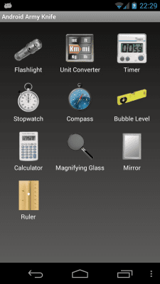 Скриншот приложения Швейцарский армейский нож - №1
