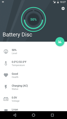 Скриншот приложения Beautiful Battery Disc - №2