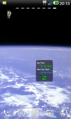 Скриншот приложения Up Time Widget - №1
