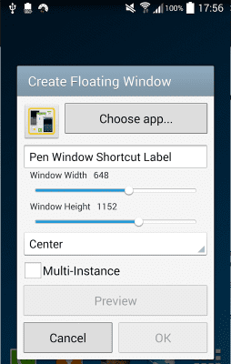 Скриншот приложения Floating Window Shortcuts - №2