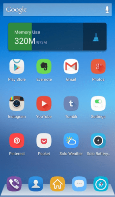 Скриншот приложения Flat Solo Launcher Theme - №5