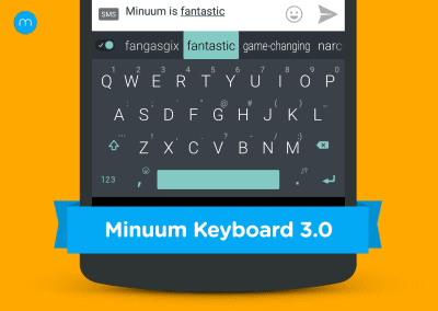 Скриншот приложения Minuum Keyboard Free - №1