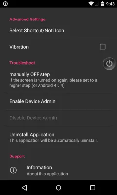 Скриншот приложения Screen Off Button - №3