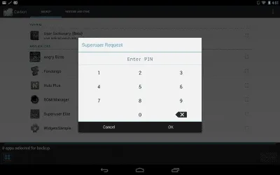 Скриншот приложения ClockworkMod Superuser - №5