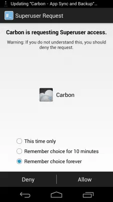 Скриншот приложения ClockworkMod Superuser - №8