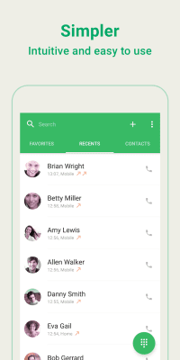 Скриншот приложения Easy Phone: Dialer & Caller ID - №2