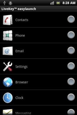Скриншот приложения Быстрый запуск LiveKey - №3