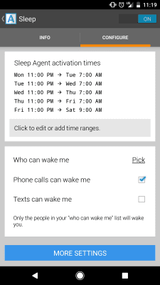 Скриншот приложения Agent - do not disturb & more - №6