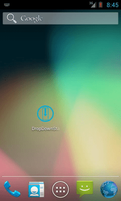 Скриншот приложения Drop Down Status Bar - №1
