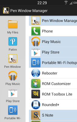 Скриншот приложения PEN Window Manager - №3