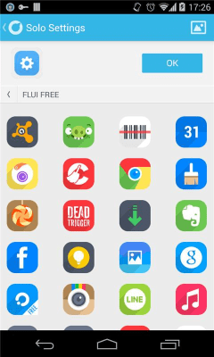 Скриншот приложения FLUI Free Icon Pack - №5