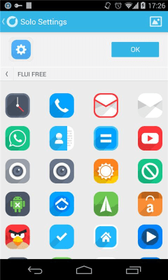 Скриншот приложения FLUI Free Icon Pack - №7