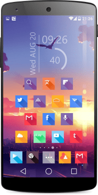 Скриншот приложения Saga3 metro style - Icon Pack - №3