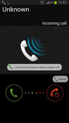 Скриншот приложения Answer Call Home button Easy - №1