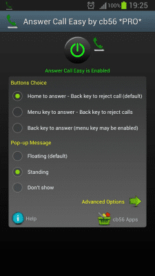 Скриншот приложения Answer Call Home button Easy - №2