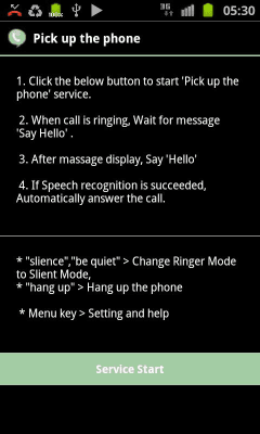 Скриншот приложения Pick up the phone!! - №2