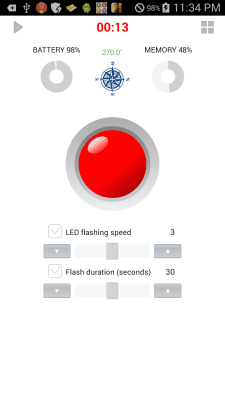 Скриншот приложения Светодиодный фонарик от SmartWho - №2