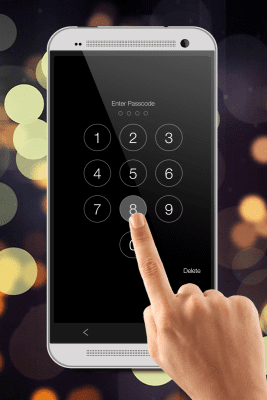 Скриншот приложения Glowing Clock Locker - Blue - №3