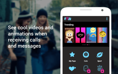 Скриншот приложения Pops: Fun Video Notifications - №1