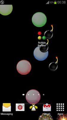 Скриншот приложения Funny Bubbles Wallpaper - №3