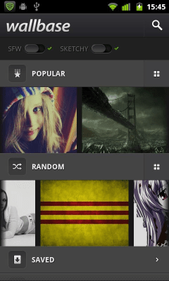 Скриншот приложения Wallbase HD Wallpapers - №5