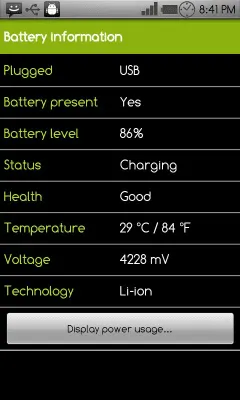 Скриншот приложения Battery Power Widget - №3
