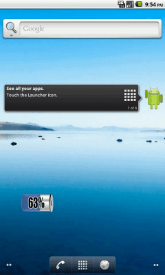 Скриншот приложения Cool Battery Widget - №3