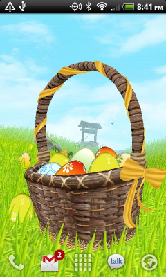 Скриншот приложения Easter Meadows Free Wallpaper - №1