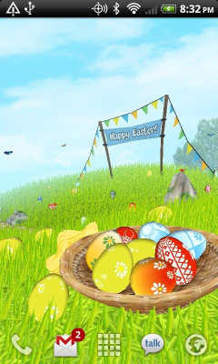 Скриншот приложения Easter Meadows Free Wallpaper - №3