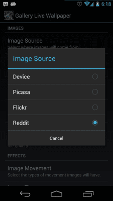 Скриншот приложения Gallery Free Live Wallpaper - №4