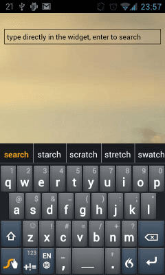 Скриншот приложения Simple Search Widget - №2