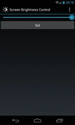 Скриншот приложения screen brightness control free - №1