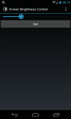 Скриншот приложения screen brightness control free - №3