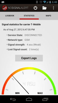 Скриншот приложения No Signal Alert - №2