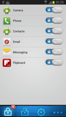 Скриншот приложения Super application lock - №2