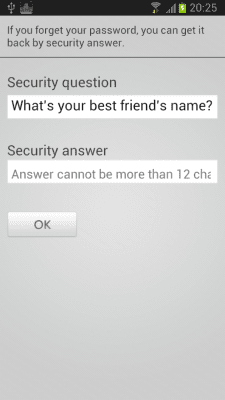 Скриншот приложения Super application lock - №6