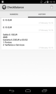 Скриншот приложения CheckBalance Widget - №4