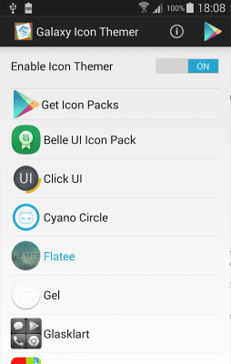 Скриншот приложения Galaxy Icon Themer *ROOT* - №1