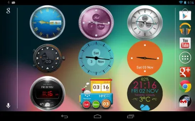 Скриншот приложения Beautiful Clock Widgets - №1