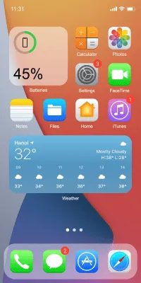 Скриншот приложения Phone 13 Launcher, OS 15 - №2