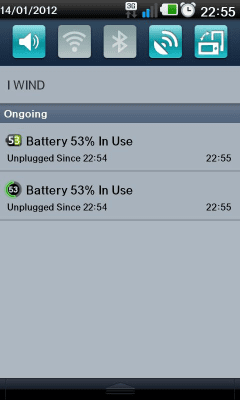 Скриншот приложения Battery Monitor Widget - №6