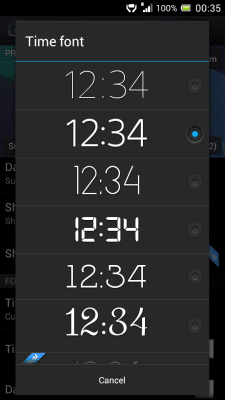 Скриншот приложения Digital Clock Widget Xperia - №8