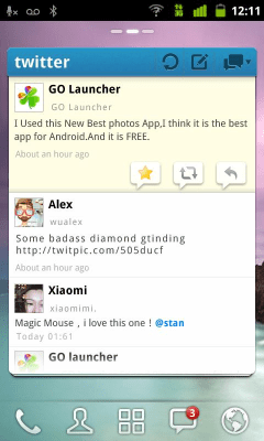 Скриншот приложения GO TwiWidget - №2