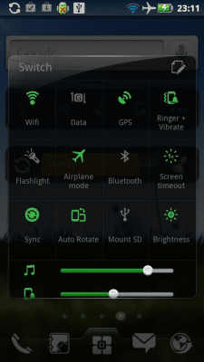 Скриншот приложения EZ Switch Widget - №2